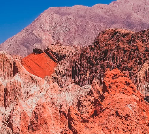 beautiful and colorful mountains